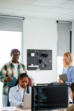 Teamwork in the office