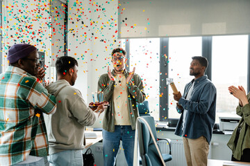 A party at the office.