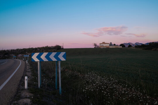 Country Road at Dusk