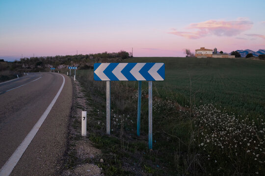Country Road at Dusk