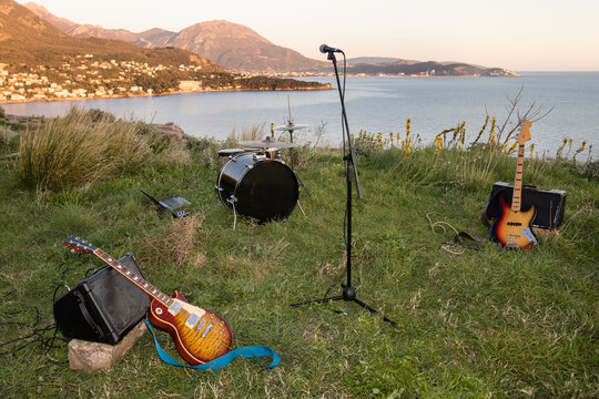 Stage in nature is ready for performance