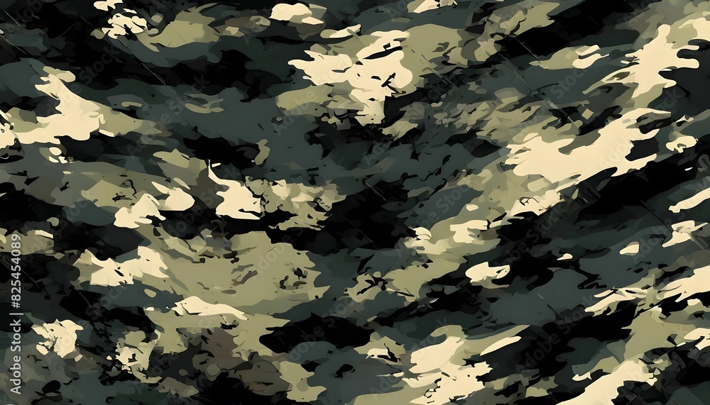 Sticker 
camouflage pattern texture background, military uniform, wallpaper