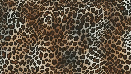 Leopard animal background, hairy skin texture