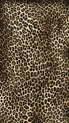 Leopard animal background, hairy skin texture