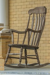 wooden rocking chair