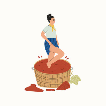 Grape Stomping Elegance