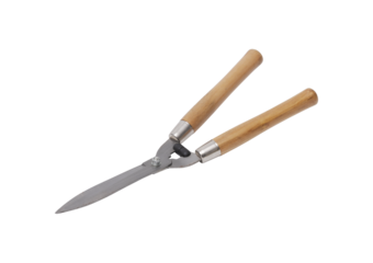 Hedge shears isolated on white background