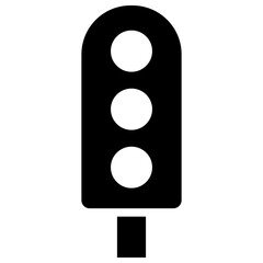 traffic lights solid icon