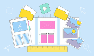 Building Web Pages. UI UX Design.