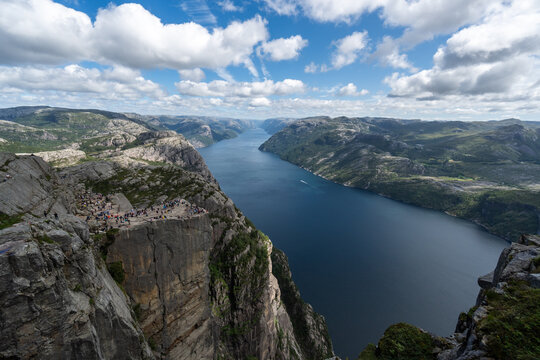 Preikestolen and Fjord