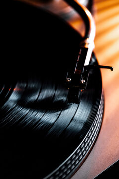vinyl record player