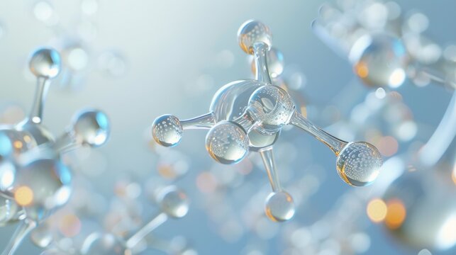 3D biochemical molecular structure