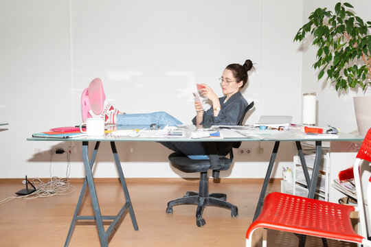 Woman Making Online Payment with Credit Card

