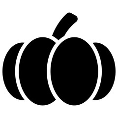 pumpkin solid icon