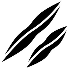 green beans solid icon