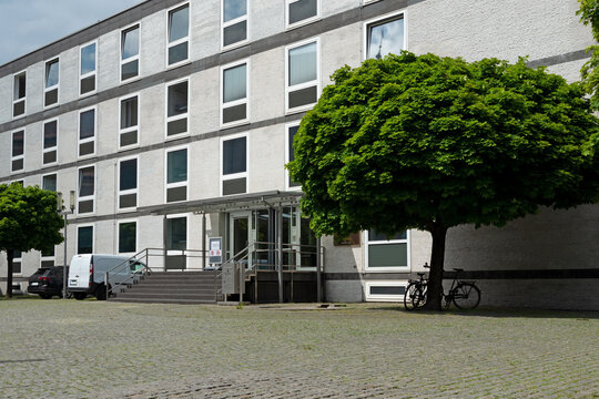 M&uuml;nster, Aegidiikirchplatz, Geb&auml;ude, Oberverwaltungsgericht NRW, (Editorial Concept)