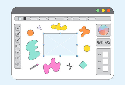 Graphic Designer. Digital art.