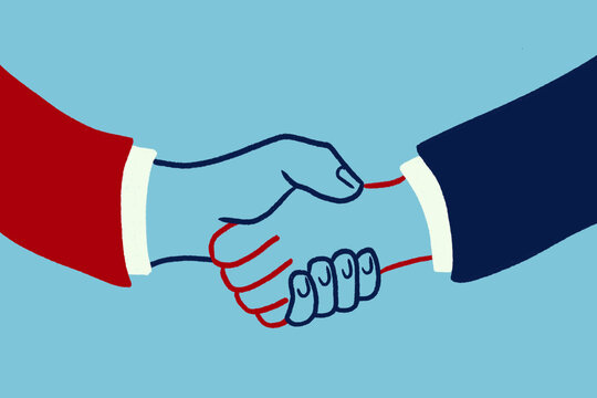 Business handshake