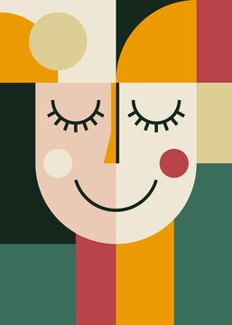 Abstract emotion of happiness.