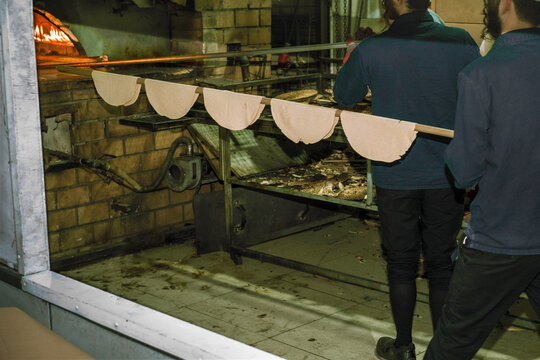 Passover Preparation: Baking Matzah.