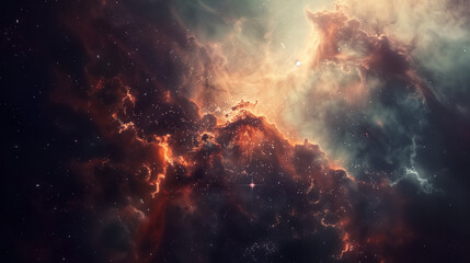 Fototapeta premium Vast Space Filled With Stars