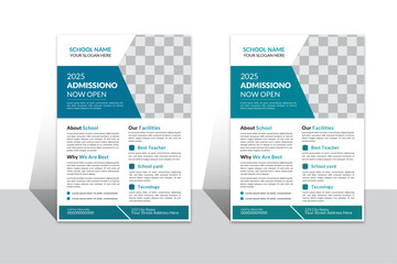 School Admission Flyer Design Template design