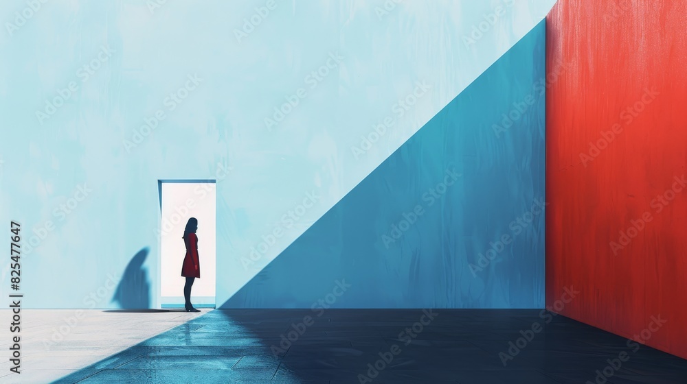 Canvas Prints minimalist composition invites reflection on the wonder of human connection