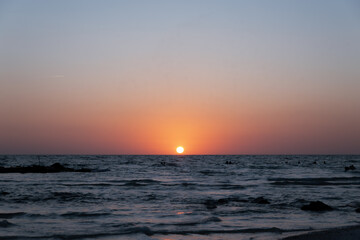 Florida Sun Set at Honeymoon Island