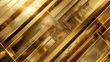 Obraz premium High-quality luxury abstract background with gold geometric linear designs