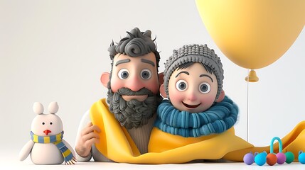 father, design, vector, greeting, poster, present, sale, three-dimensional, love, gift, happy, illustration, template, banner, blue, decoration, holiday, background, day, advertisement, best, invitati