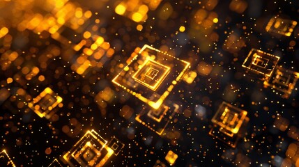 High-quality luxury abstract background with sparkly arranged in geometric designs