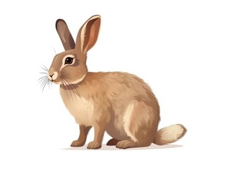 Obraz premium Rabbit illustration isolated on white background