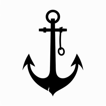 recommend clip art: Vector illustration of ship anchor isolated