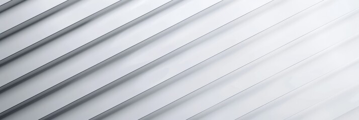 Obraz premium Three-Dimensional Gray Stripes. Abstract Art Background for Clean Business Banner Design
