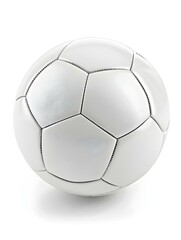 Fototapeta premium Isolated white Soccer Ball on a white Background