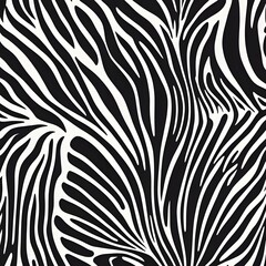 Obraz premium trendy zebra skin seamless pattern