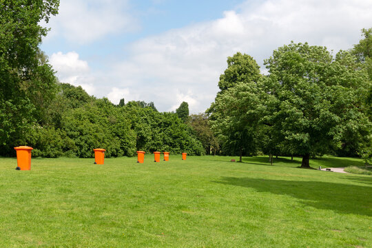 M&uuml;nster, Aaseepark, Abfalltonnen