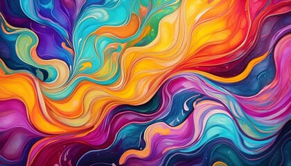 Vibrant Color, Abstract luxury marble textured background fluid acrylic