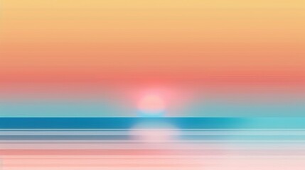    the sunset over the ocean with the ocean in the foreground and the horizon in the background