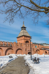 Obraz premium The Tula Kremlin is a monument of defense architecture, Russia