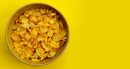 Cornflake cereal for morning breakfast
