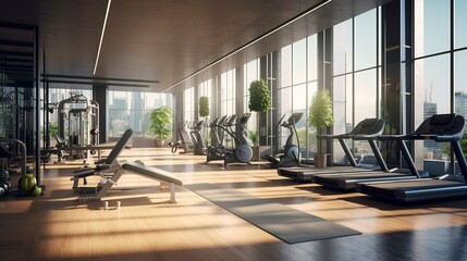 A photo of a state-of-the-art rehabilitation gym.