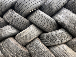 Old tire background texture
