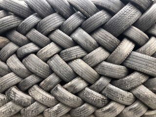 Old tire background texture