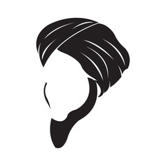 Islamic turban icon vector illustration design template