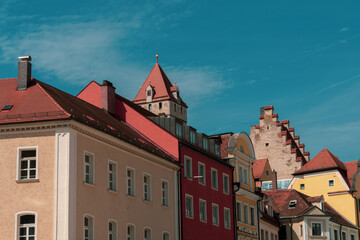Obraz premium Regensburg Germany old town