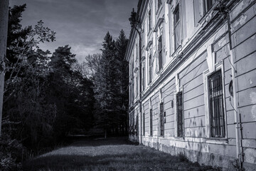 Old mansion in the village of Horne Lefantovce ,Slovakia