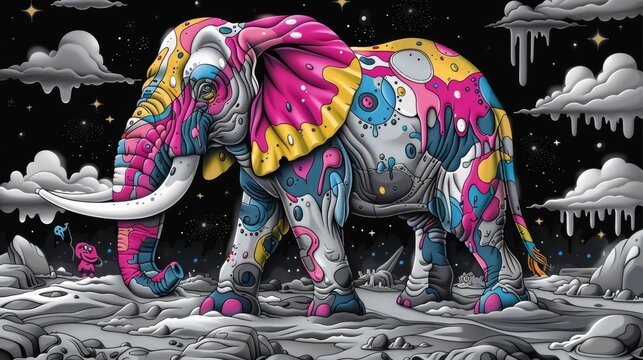 Elephant Psychedelic Images – Browse 1,639 Stock Photos, Vectors, and ...