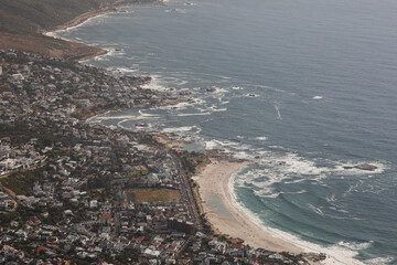 Landscape view of Cape Town