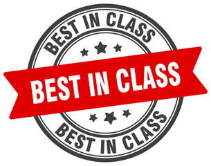 best in class stamp. best in class label on transparent background. round sign